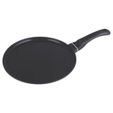 Inducta Die-Cast Aluminium Non-stick Dosa Tawa | 3.8 mm Extra Thick Base | 28cm Non Stick Tawa | Ideal for Roti/Paratha/Dosa | Induction Friendly | Soft Touch Bakelite Handle | 2 Year Warranty | Black