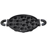 Paniyarakkal 23 cm Non-stick, | Ideal for flavourful and Healthy Appams | Gas Stovetop Compatible | Black