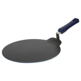 Reva Flat Aluminum 28 cm Nonstick Dosa Tawa | Non Stick Tawa | 4 mm | Black