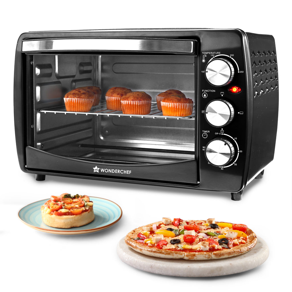 Oven Toaster Griller (OTG) 19 L | Bake, Grill, Roast | Auto-Shut Off | Heat-Resistant Tempered Glass | Customised Time & Temperature Control | Heat Selector | Easy to Clean | 2 Year Warranty 