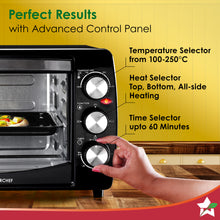 Load image into Gallery viewer, Oven Toaster Griller (OTG) 19 L | Bake, Grill, Roast | Auto-Shut Off | Heat-Resistant Tempered Glass | Customised Time &amp; Temperature Control | Heat Selector | Easy to Clean | 2 Year Warranty 