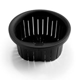 Chef Magic Strainer Basket | Use for Straining, Steaming | Made from Food-grade Material | Black