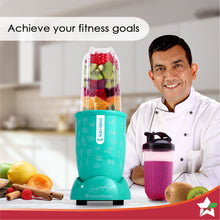 Load image into Gallery viewer, Nutri-blend GO, 22000 RPM 100% Full Copper Motor, 1 Unbreakable Jar, 400 W, 2 Years Warranty, Recipe book by Chef Sanjeev Kapoor, Mint