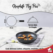 Load image into Gallery viewer, Graphite Frypan 24 cm, 3 Years Warranty