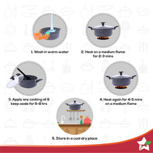 Load image into Gallery viewer, Graphite 24 cm Casserole with Lid, 3 Years Warranty