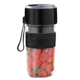 Nutri-cup Zip Portable Blender | 350ml | Blend & Sip with Flip Top Sipper Lid | For Smoothies, Juices, Shakes, Coffee | 2000 mAh Battery | 20 Blending Cycles in One Charge | Type C Charging | Black