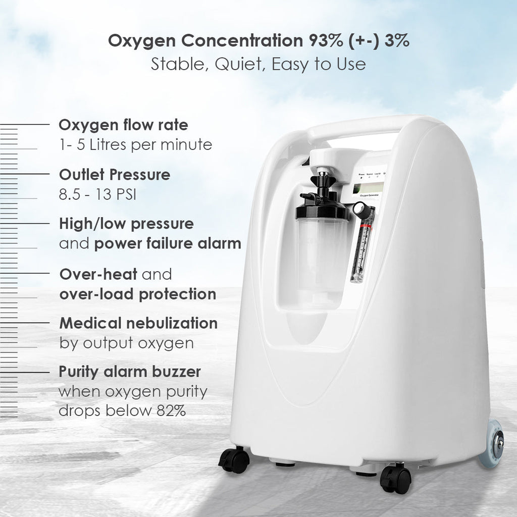 Portable Oxygen Concentrator Machine - 5 Litres (Medical Supply Equipment)