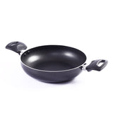 Wonderchef Renewed Valencia 24cm Kadhai (without Lid) | Meta Tuff Non-Stick Coating | Virgin Grade Aluminum | PFOA/Heavy Metals Free