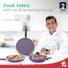 Load image into Gallery viewer, Valencia Non-stick Cookware Set - Purple