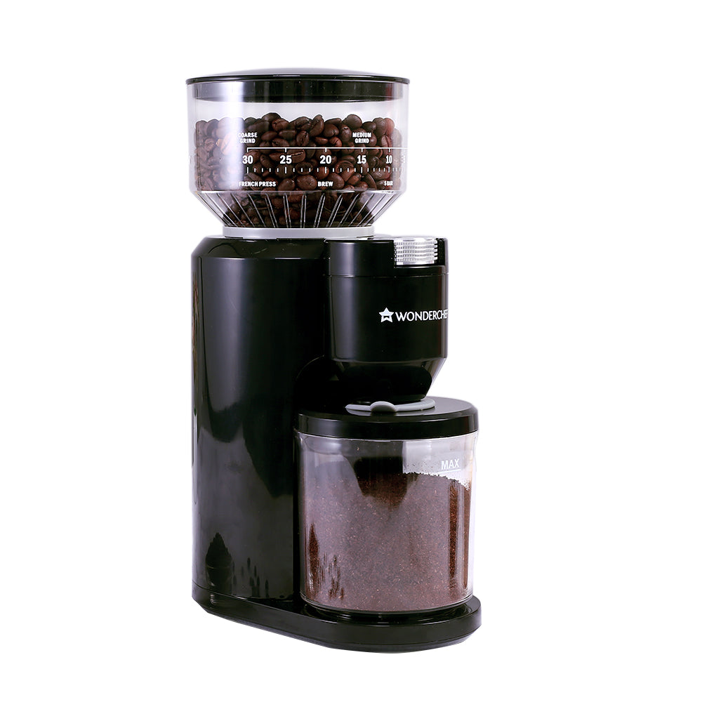 Regalia Electric Coffee Grinder Burr Grinder 31 Grinding Settings Wonderchef