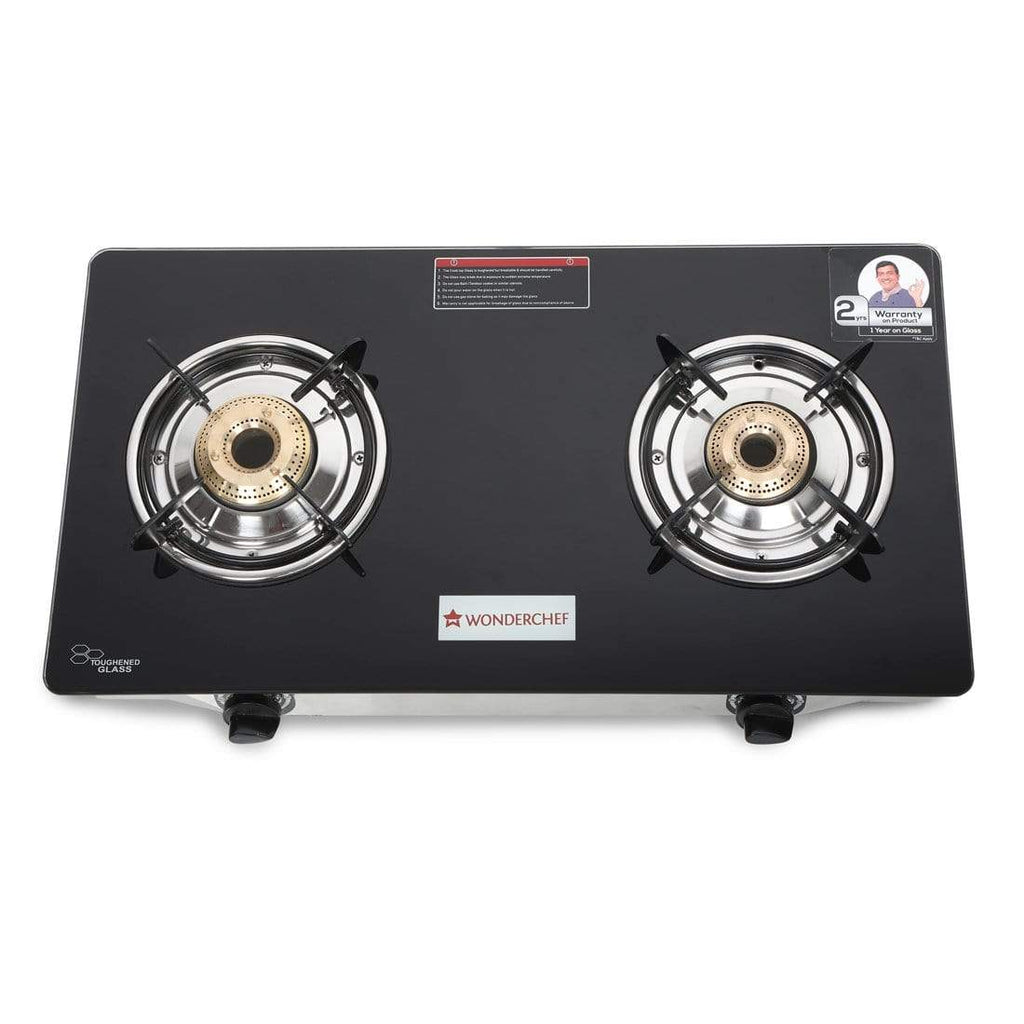 Wonderchef Cookware Wonderchef Zest Glass Cooktop 2 Burner