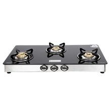 Load image into Gallery viewer, Wonderchef Cookware Wonderchef Zest Glass Cooktop 3 Burner