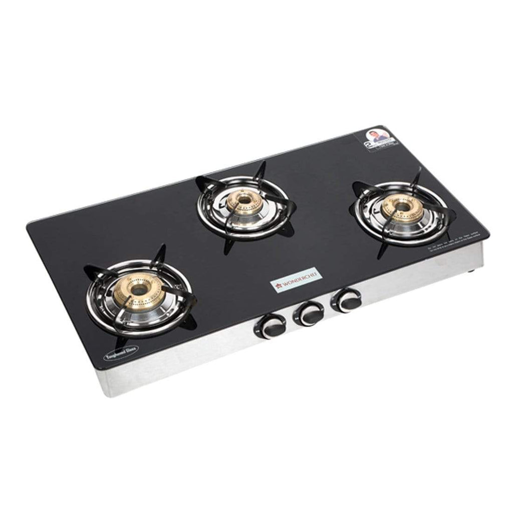 Wonderchef Cookware Wonderchef Zest Glass Cooktop 3 Burner