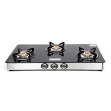 Load image into Gallery viewer, Wonderchef Cookware Wonderchef Zest Glass Cooktop 3 Burner