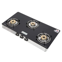 Load image into Gallery viewer, Wonderchef Cookware Wonderchef Zest Glass Cooktop 3 Burner