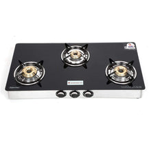 Load image into Gallery viewer, Wonderchef Cookware Wonderchef Zest Glass Cooktop 3 Burner