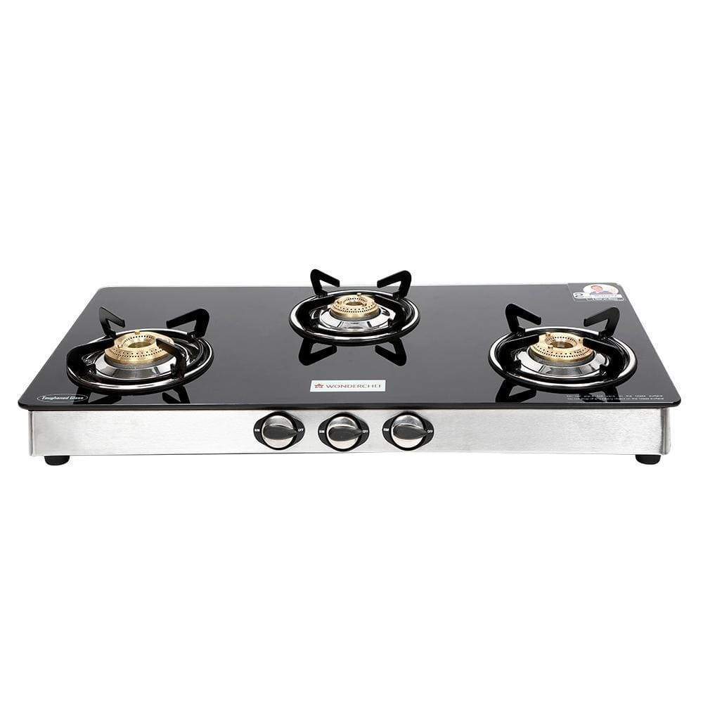 Wonderchef Cookware Wonderchef Zest Glass Cooktop 3 Burner