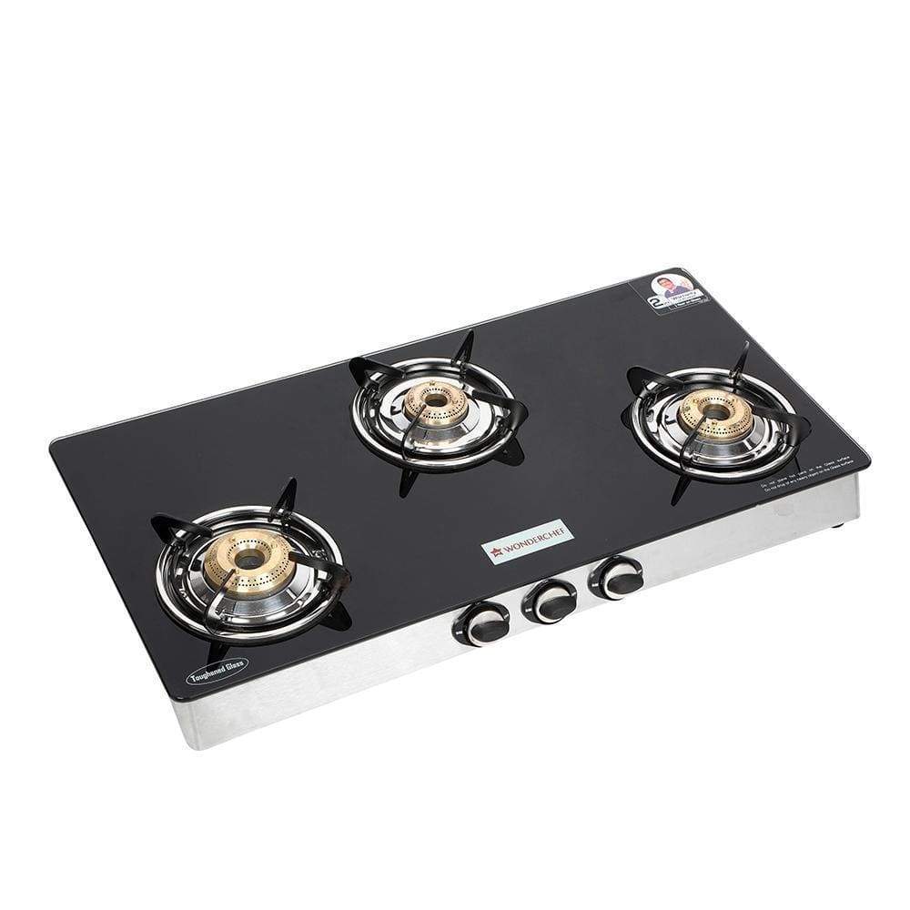 Wonderchef Cookware Wonderchef Zest Glass Cooktop 3 Burner