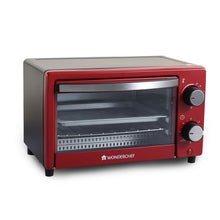 Load image into Gallery viewer, Oven Toaster Griller (OTG) Crimson Edge - 9 Litres - with Auto-shut Off, Heat-resistant Tempered Glass, Multi-stage Heat Selection, 2 Years Warranty, 650W, Red