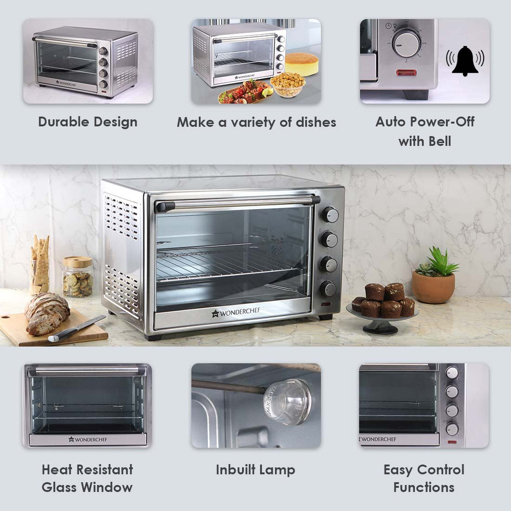 Electric Oven Household 23 Liters Multi-Function Mini Oven Automatic Baking  Cake Large Capacity