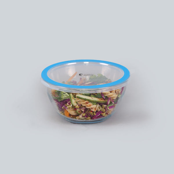 Buy Borosil 350ml Glass Mixing & Serving Bowl with Lid