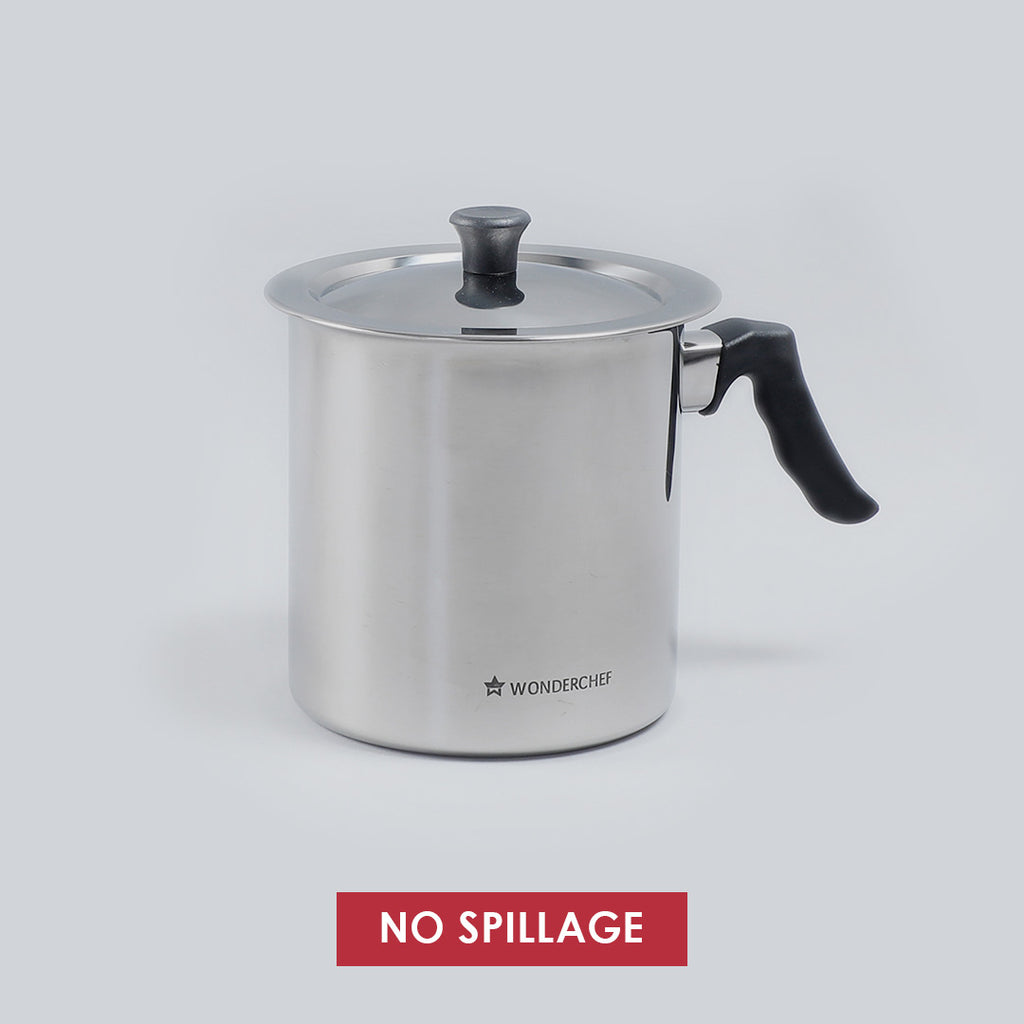 Vinayak Milk/Tea Pan (Stainless Steel, 1.2 l) Price - Buy Online