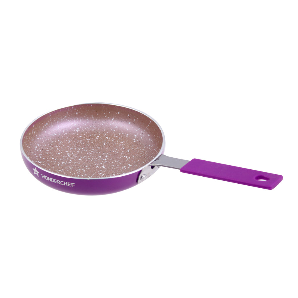 Wonderchef Royal Velvet Mini Fry Pan 14cm (Purple) - Wonderchef